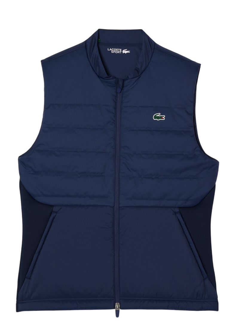 Lacoste Golf Quilted Vest - navy blue 