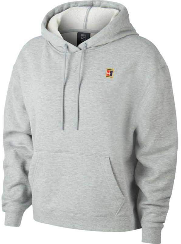 Nike Court Heritage Hoodie W - dark grey heather/dark grey heather