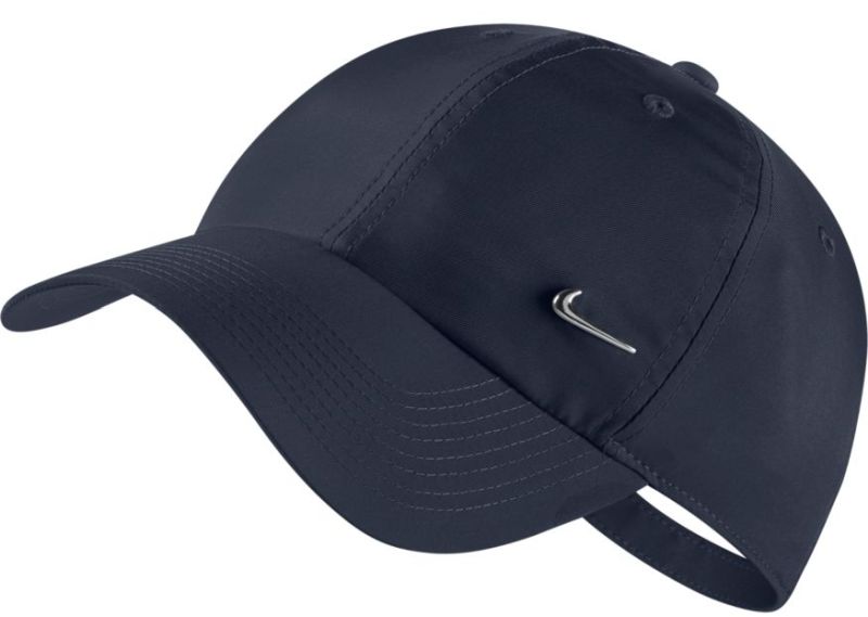 Nike H86 Metal Swoosh Cap - obisidian/metallic silver