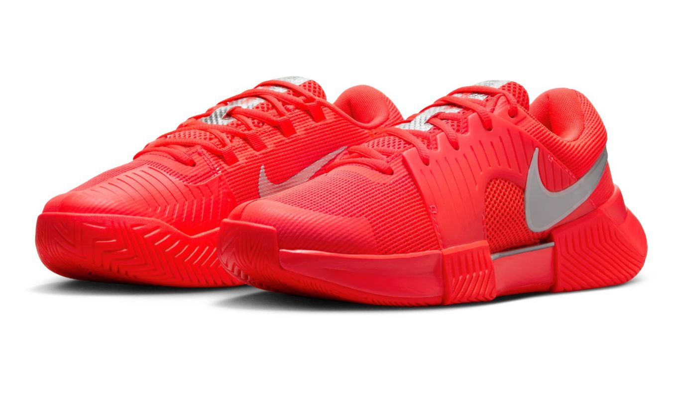 Nike Zoom GP Challenge 1 HC Premium - bright crimson/metallic silver