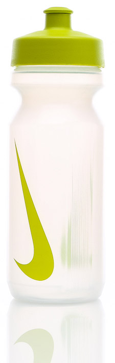 Bidon Nike Big Mouth Water Bottle 0,65L - clear/atomic green