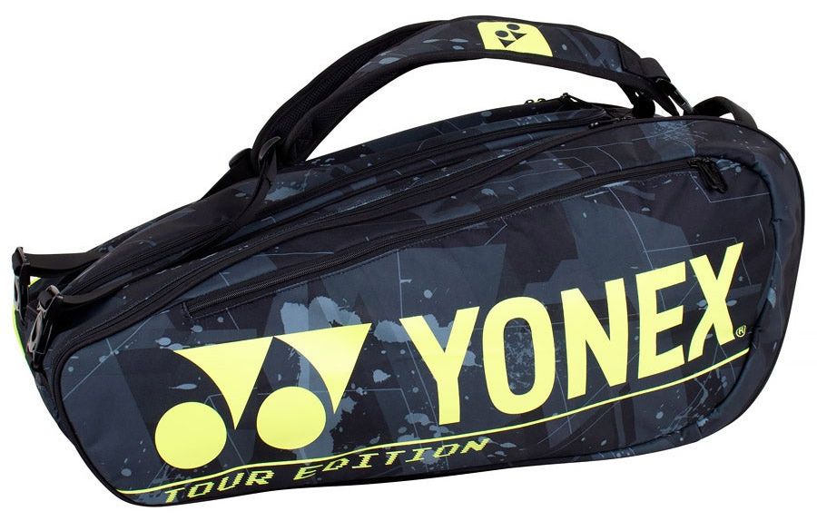 Yonex Pro Racket Bag 9 Pack - black/yellow