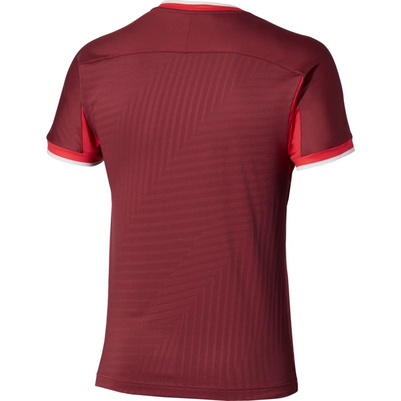 Mizuno Stargazer Shadow Graphic Short-Sleeve - sun dried tomato Mizuno Stargazer Shadow Graphic Short-Sleeve - sun dried tomato