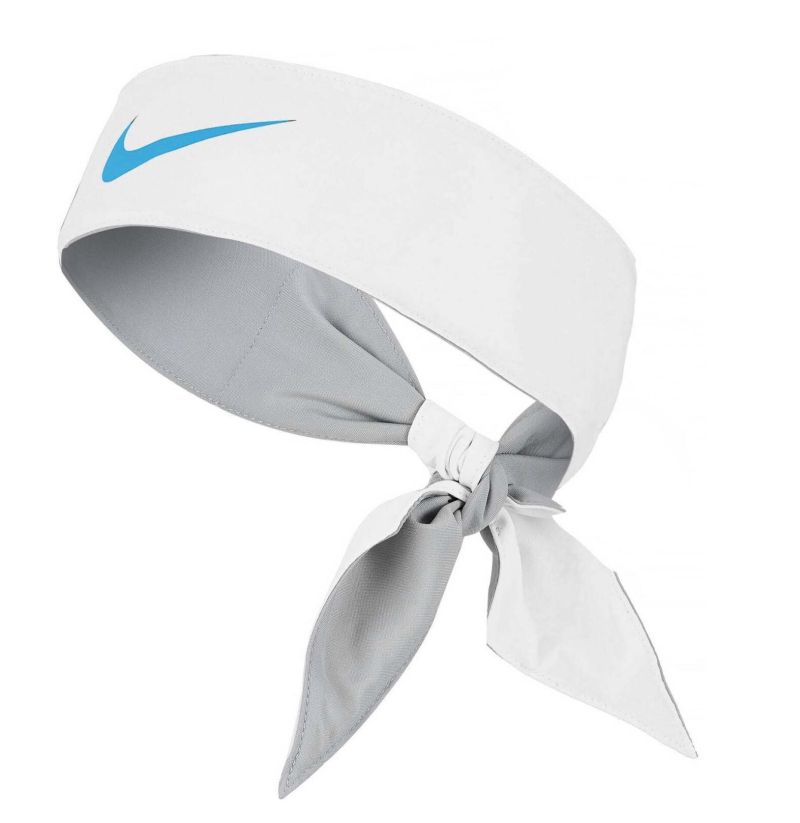 Nike Dri-Fit Headband - white/baltic blue