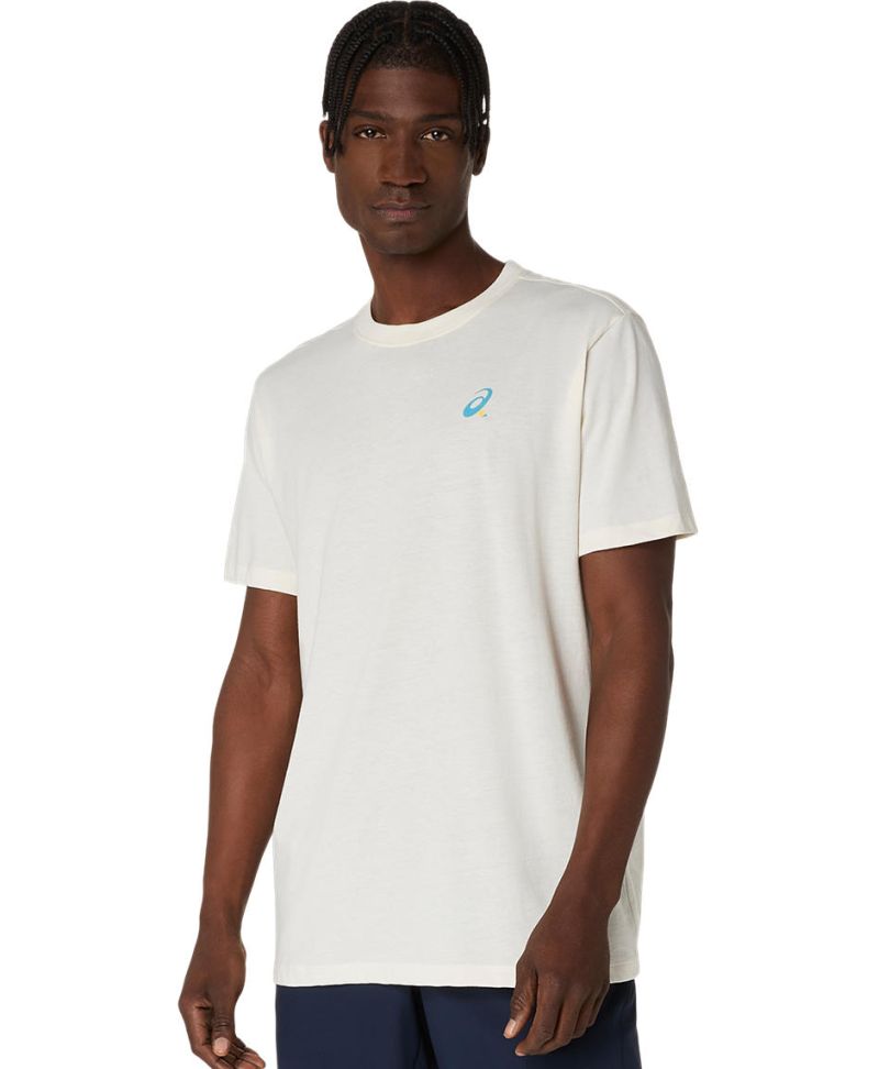 Asics Court Graphic Short Sleeve - cream