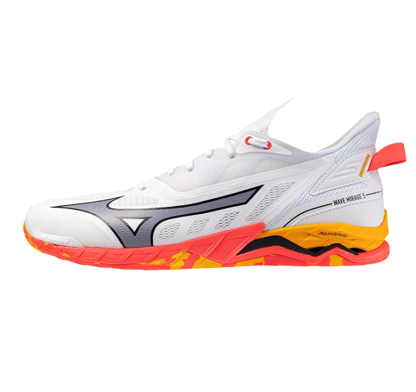 Mizuno Wave Mirage 5 - white/fiery coral 2/citrus