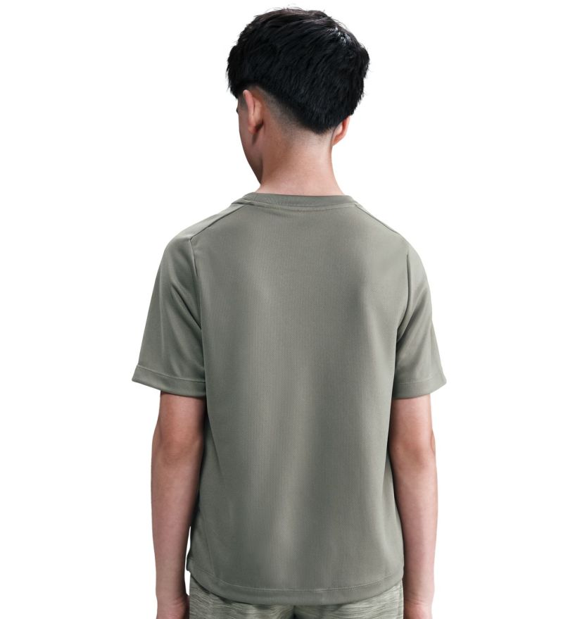 Nike Boys Multi Dri-FIT Short-Sleeve - light army/white