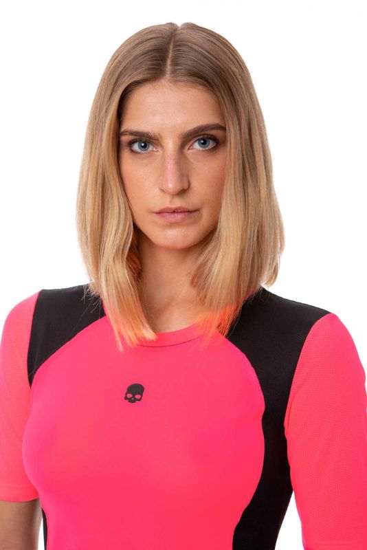 hydrogen-second-skin-tee-woman-fluo-fuchsia-4 Hydrogen Second Skin Tee Woman - fluo fuchsia