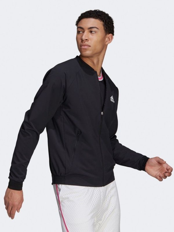 adidas-stretch-woven-primeblue-jacket-m-black-white-4 Adidas Stretch Woven Primeblue Jacket M - black/white