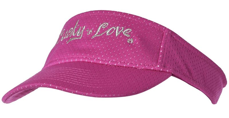Lucky in Love Mesh Visor - power pink