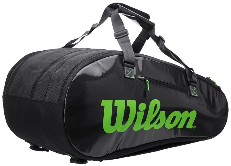 wilson-super-tour-3-comp-charcoal-green-3 Wilson Super Tour 3 Comp - charcoal/green