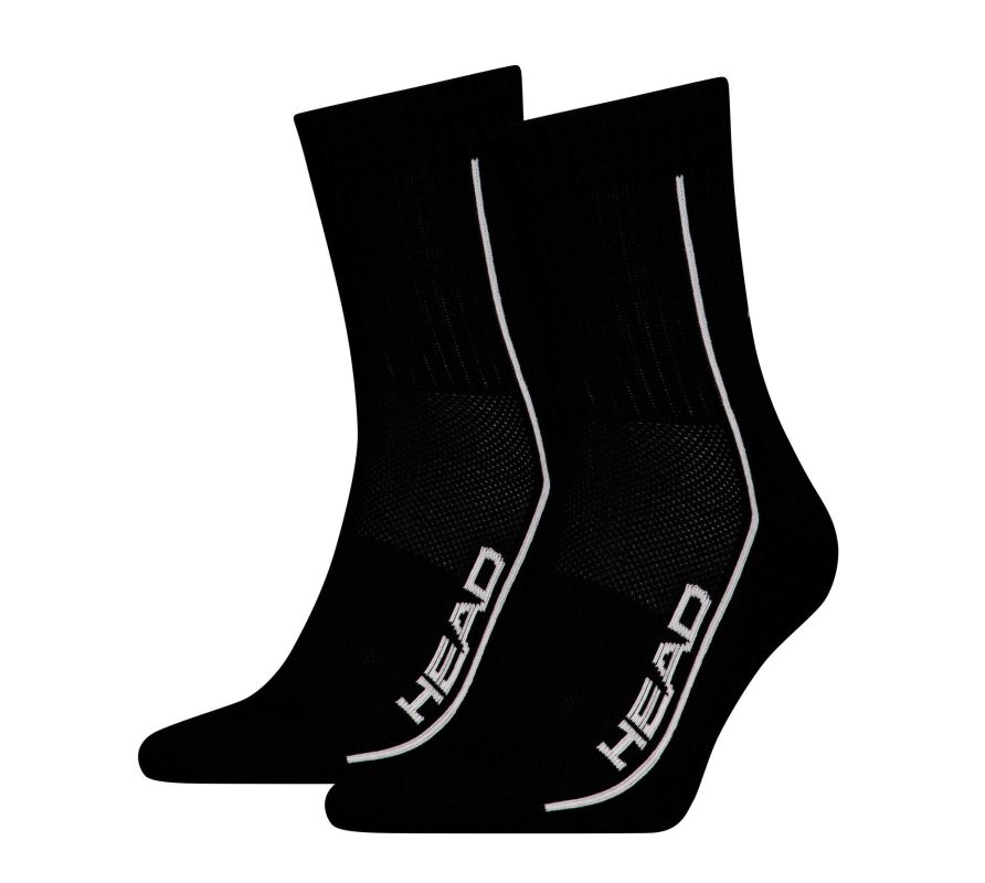 Head Performance Short Crew 2P - black