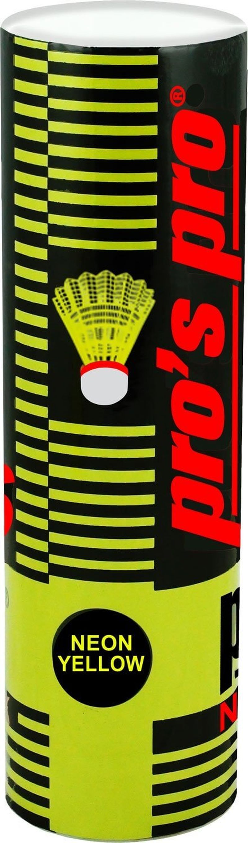 lotki-neon-prospor Pro's Pro Nylon Shuttlecock - neon yellow
