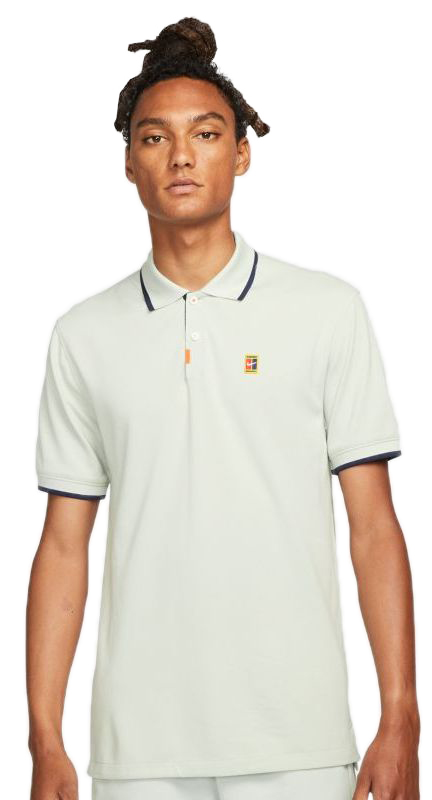 Nike Polo Dri-Fit Heritage Slim2 M - grey haze/obsidian