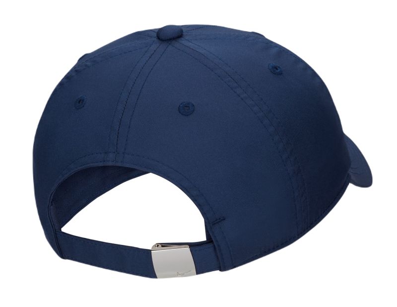 Nike Dri-Fit Club Unstructured Metal Swoosh Youth Cap - midnight navy