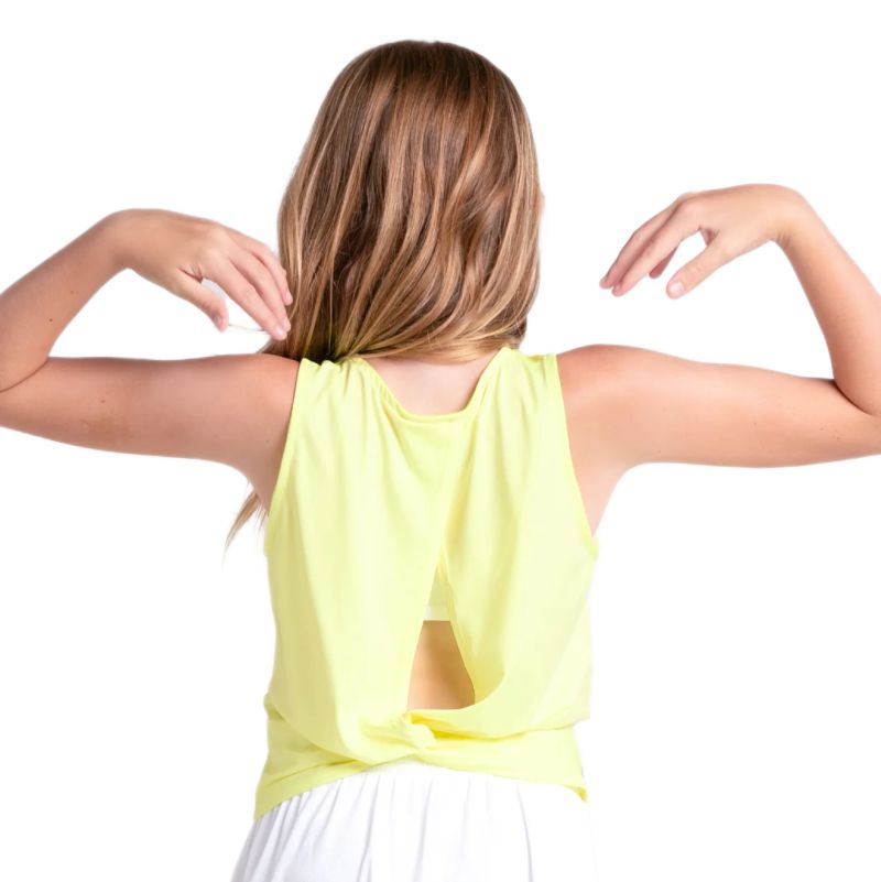 Lucky in Love Tie Break Tank - lemon frost Lucky in Love Tie Break Tank - lemon frost