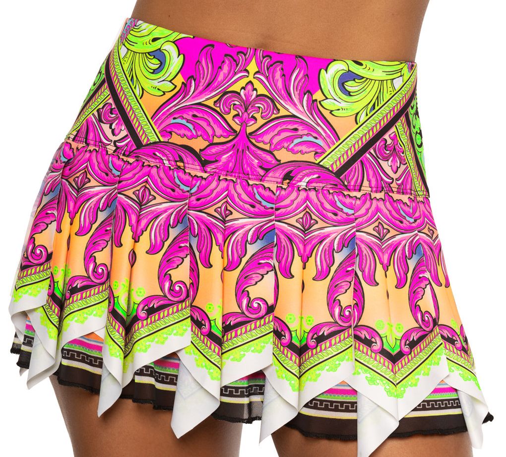 Lucky in Love Rockin Rococo Scarf Skirt Women - multicolor