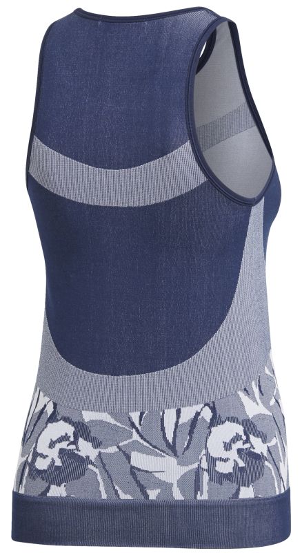 adidas-by-stella-mccartney-seamless-tank-night-indigo-2 Adidas by Stella McCartney Seamless Tank - night indigo