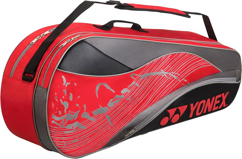 yonex-racquet-bag-6-pack-red-1 Yonex Racquet Bag 6 Pack - red
