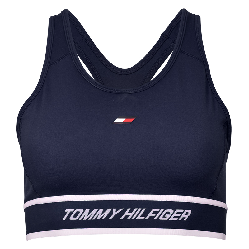 Tommy Hilfiger Mid Int Tape Bra - desert sky