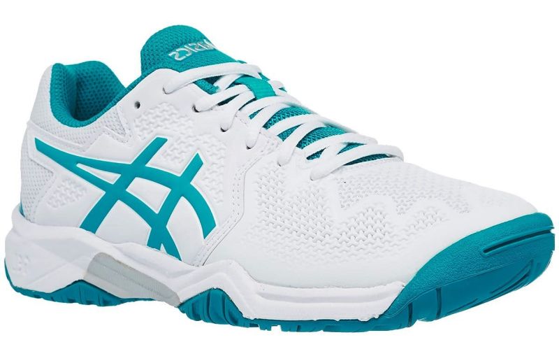 Asics Gel-Resolution 8 GS - white/lagoon