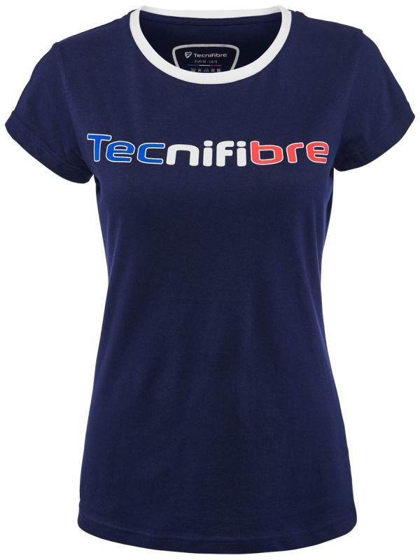 Tecnifibre Lady Cotton Tee - tricolore Tecnifibre Lady Cotton Tee - tricolore
