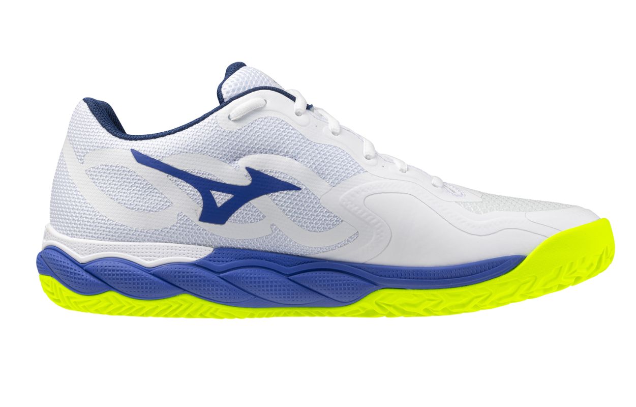 Mizuno Wave Enforce Court CC - white/dazzling blue/light yellow
