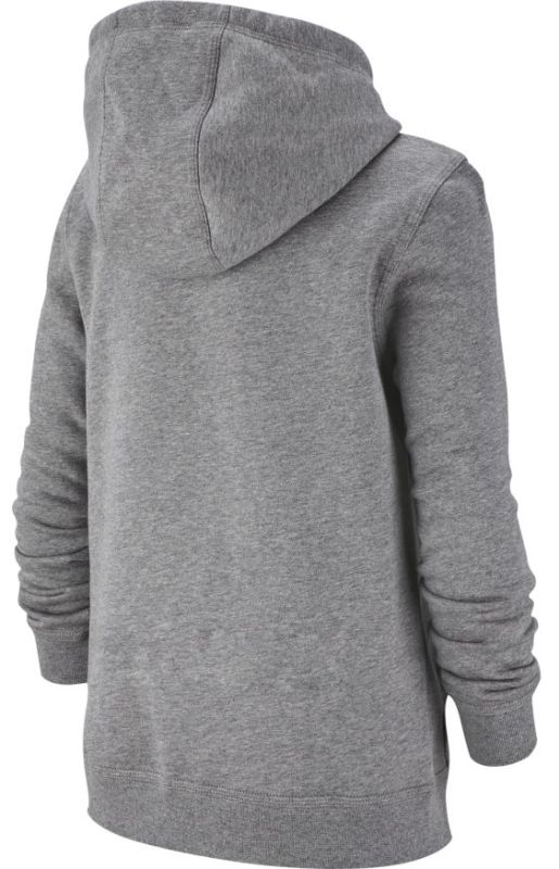 Nike NSW Hoodie FZ Club B - carbon heather/smoke grey/white