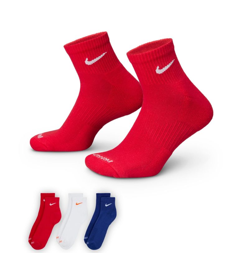 Nike Everyday Plus Cushioned Training Ankle 3P - multicolor