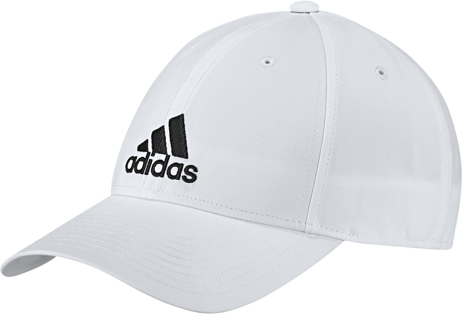 Adidas 6 Panel Classic Lightweight Metal Badge - white/white/black