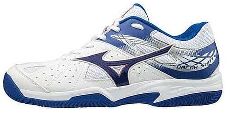 Mizuno Break Shot 2 Jr CC - white/royal blue/nastirtium