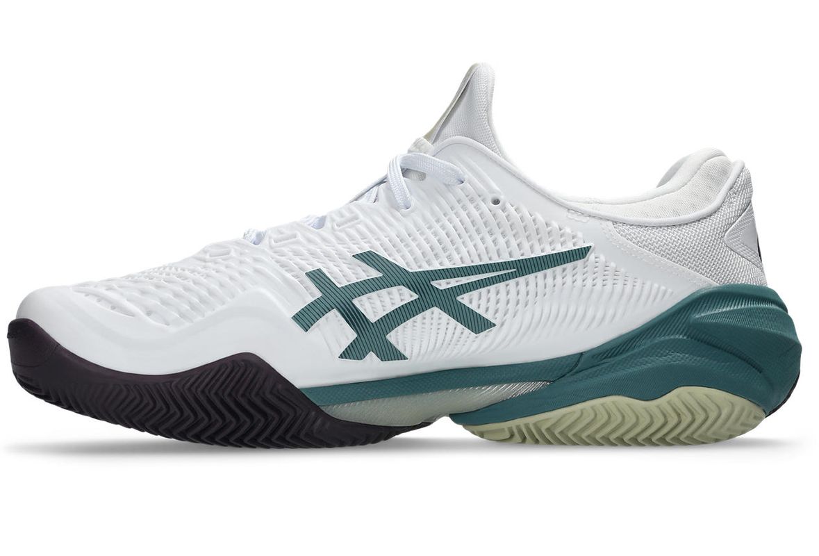 Asics Court FF 3 Clay - white/foggy teal Asics Court FF 3 Clay - white/foggy teal