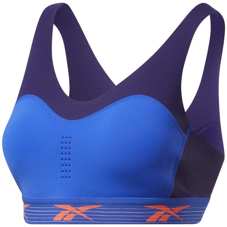 Reebok PureMove+ Seasonal Bra W - dark orchid/court blue
