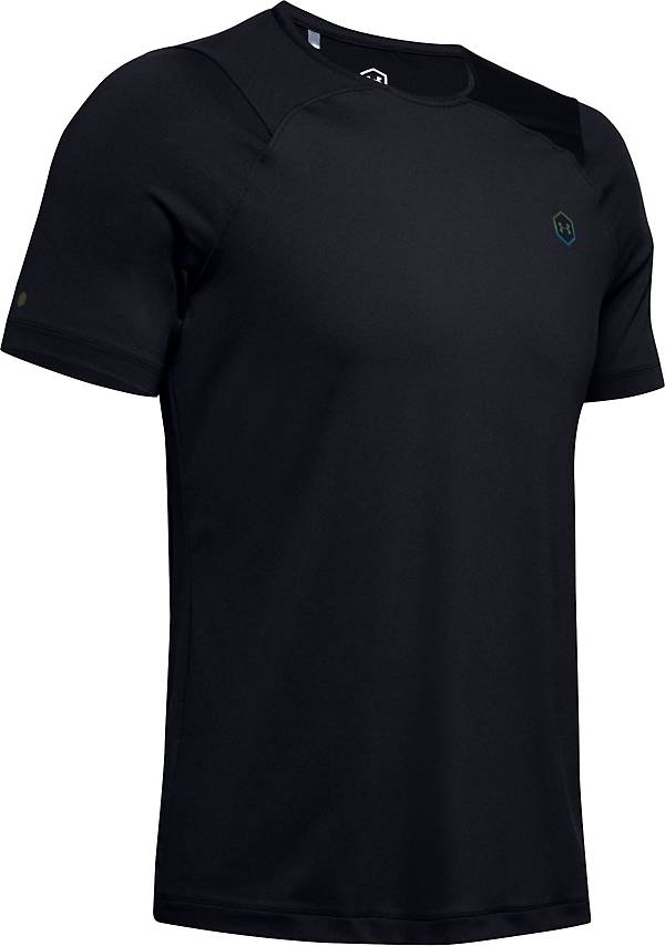 Under Armour RUSH HeatGear Fitted Short Sleeve - black