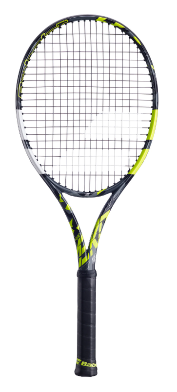 Babolat Pure Aero 98 - grey/yellow/white + string + stringing