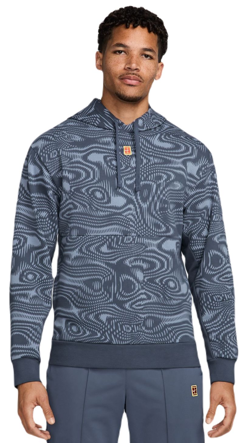 Nike Court Heritage Dri-Fit Fleece Tennis Hoodie - thunder blue/thunder blue Nike Court Heritage Dri-Fit Fleece Tennis Hoodie - thunder blue/thunder blue