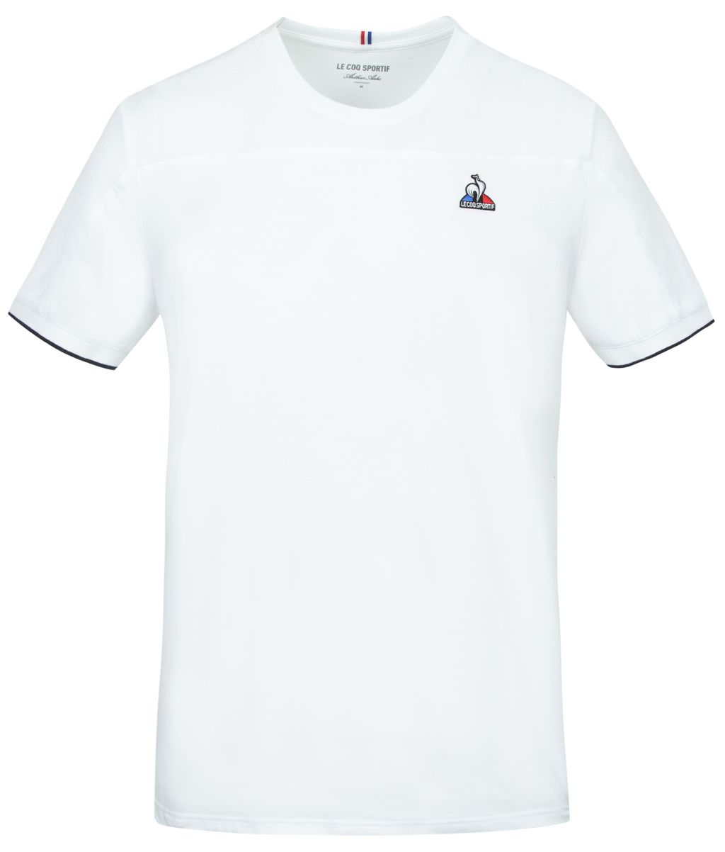 Le Coq Sportif TENNIS Tee SS No.1 M - new optical white