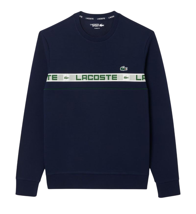 Lacoste Branded Stripe - blue marine