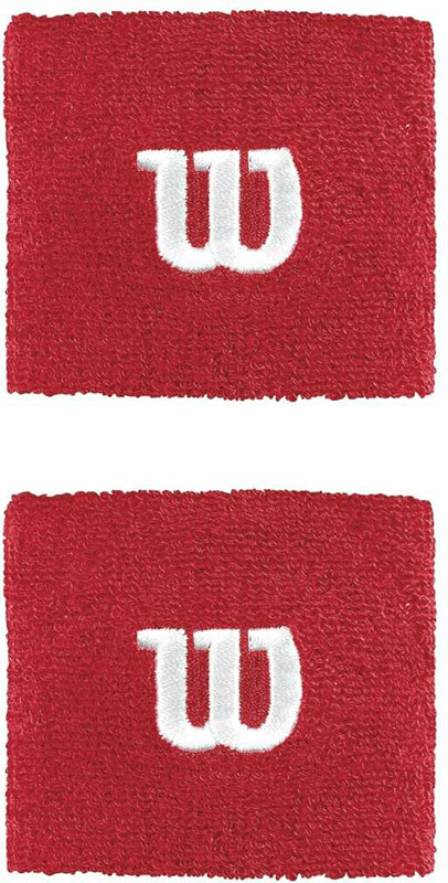 Wilson Wristbands Poignets - red