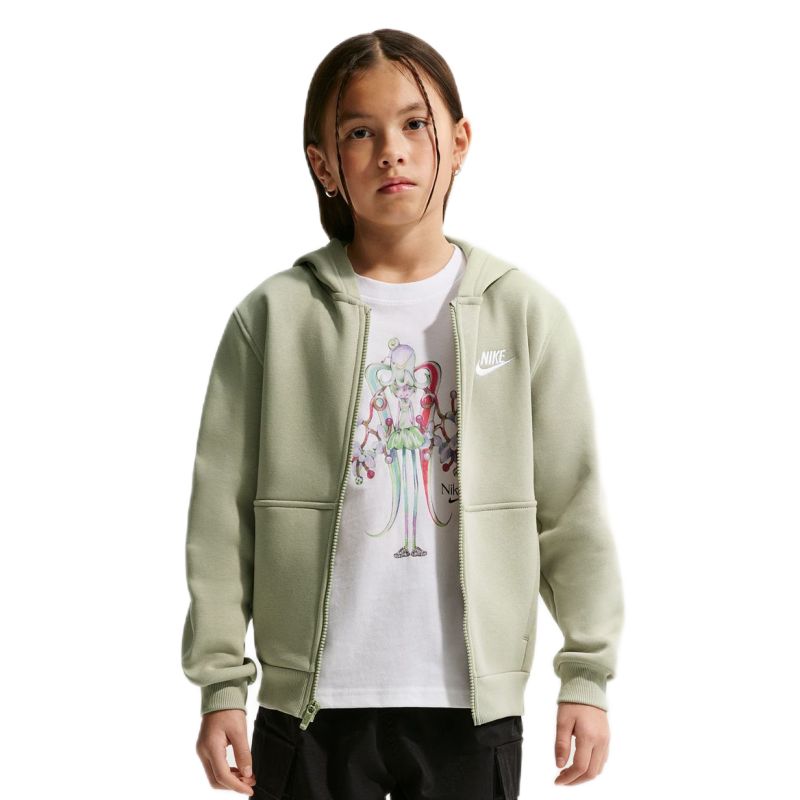 Nike Club Fleece Full-Zip - spruce fog/white Nike Club Fleece Full-Zip - spruce fog/white