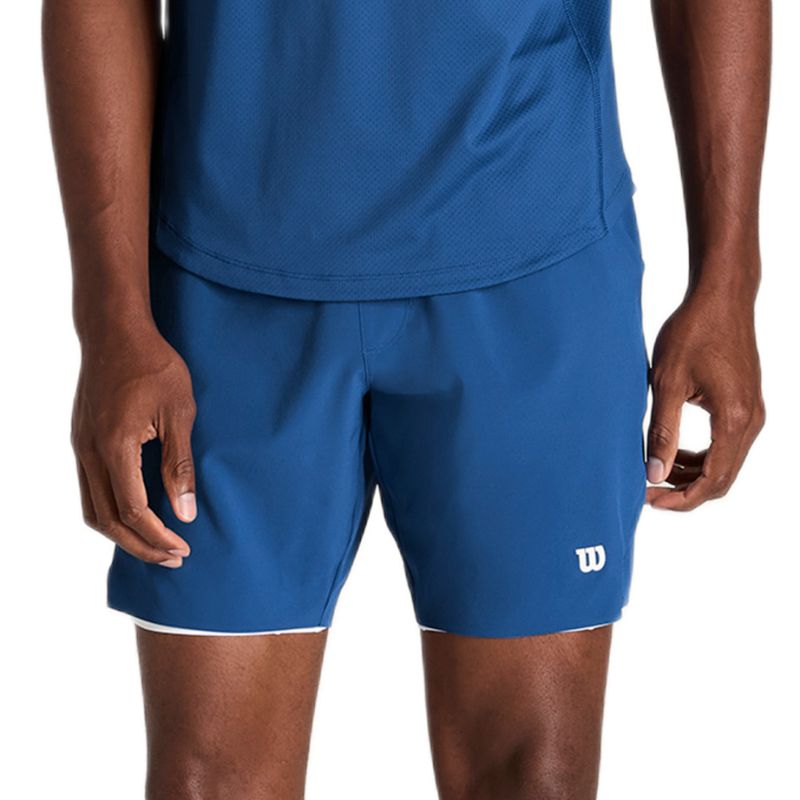 Męskie spodenki Wilson Tournament Short 7" Unlined - blue