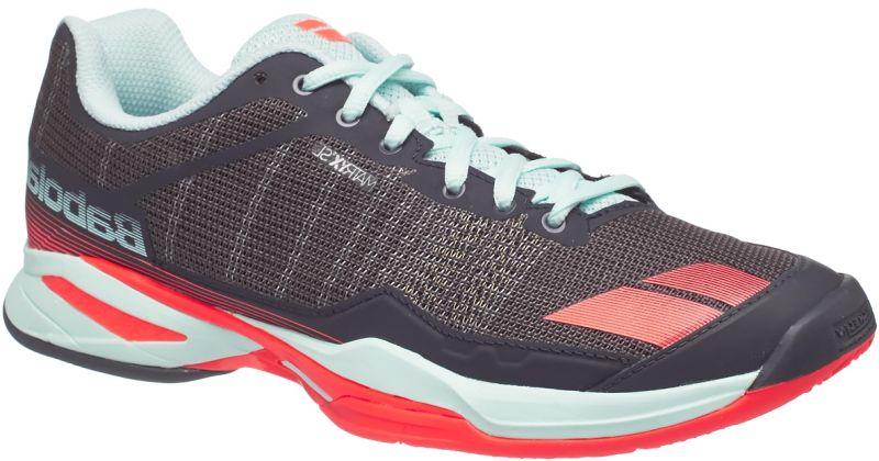babolat-jet-team-clay-woman-grey-red-blue Babolat Jet Team Clay Woman - grey/red/blue