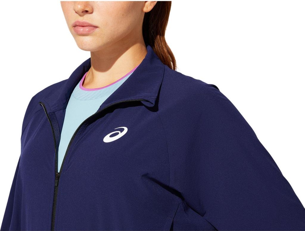 Asics Match W Woven Jacket - peacoat