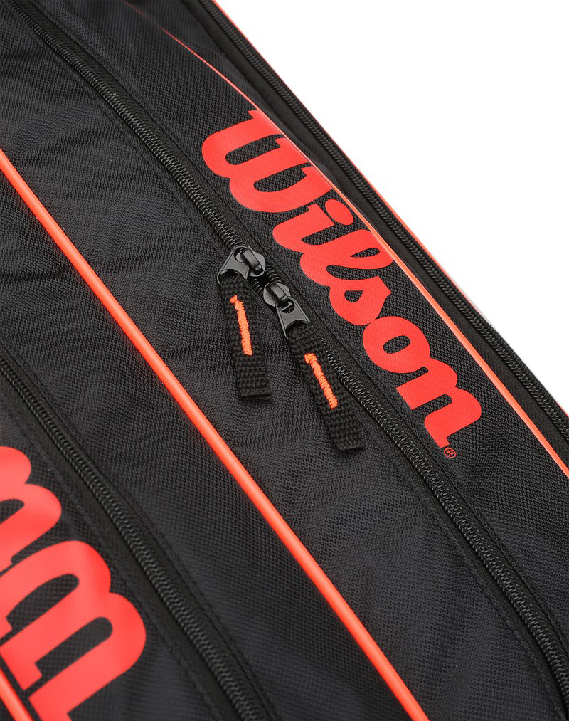 wilson-burn-team-6-pack-bag-black-orange-3 Wilson Burn Team 6 Pack Bag - black/orange