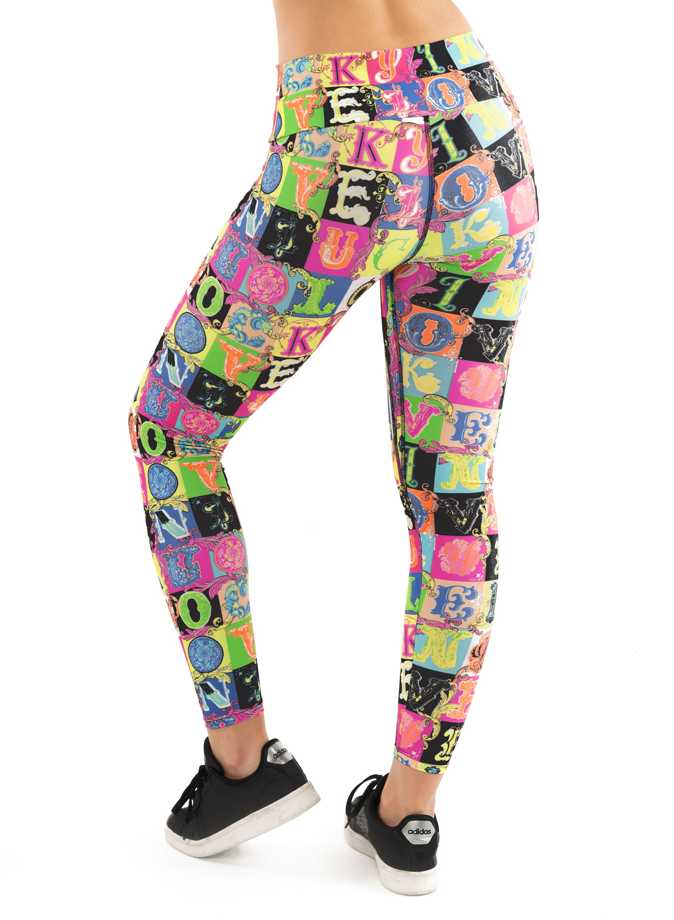 Lucky in Love Rockin Rococo Hi-Lucky Lane Legging Women - multicolor