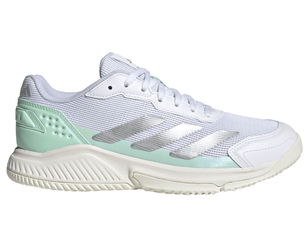 Adidas Courtquick Padel W - white/silvermetallic/clear mint Adidas Courtquick Padel W - white/silvermetallic/clear mint