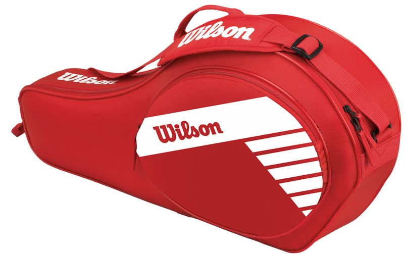 Wilson Junior 3 Pack Bag - red/white