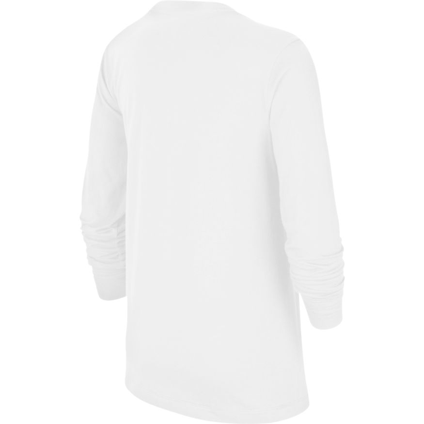 Nike NSW Tee LS Embedded Futura B - white/black
