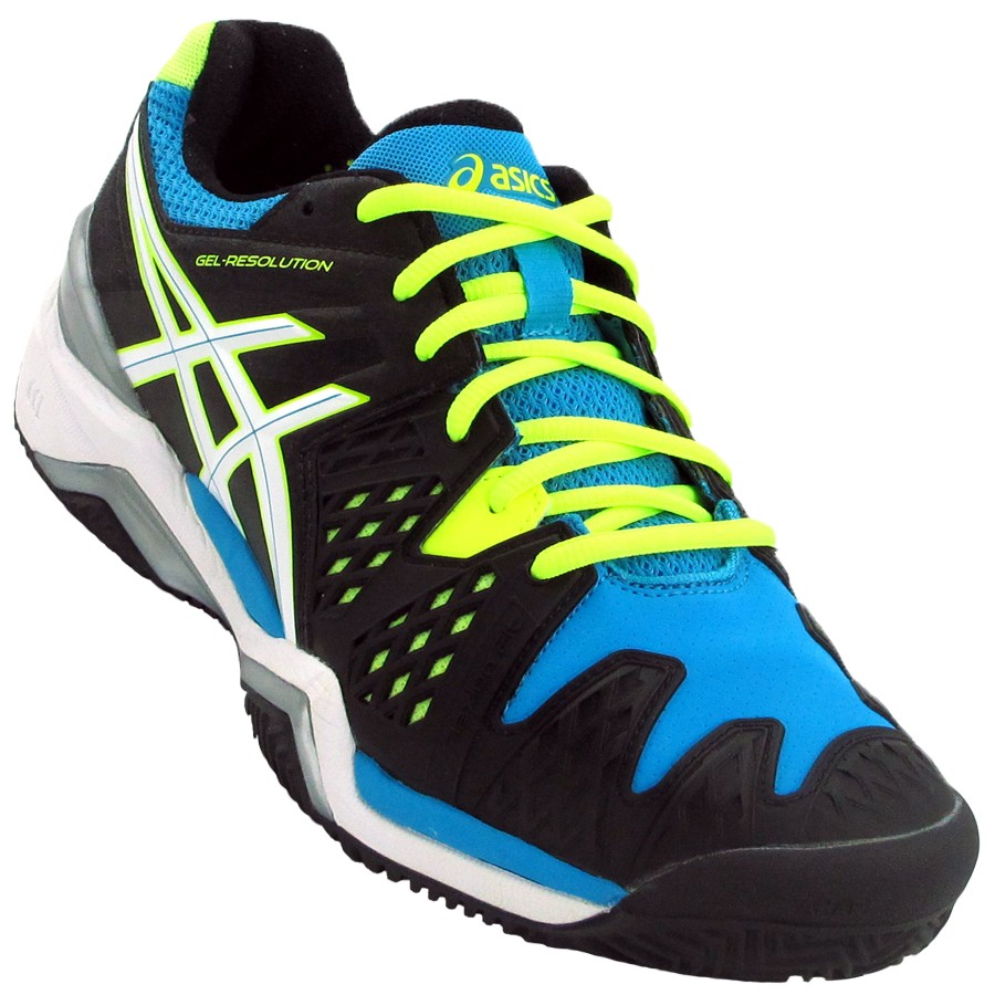 Blue Asics Resolution Homme Chaussure ASICS Homme Gel-Resolution