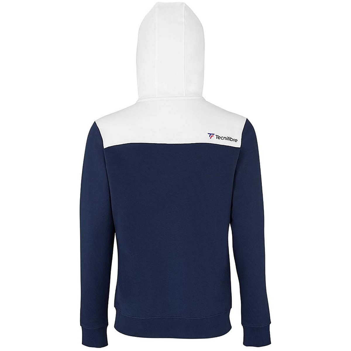 Tecnifibre Zipper Hoodie - white/navy